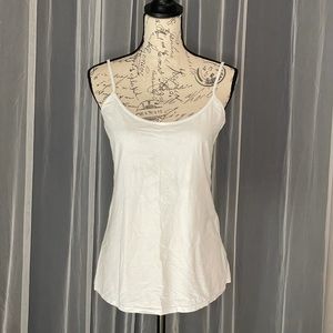 Old Navy Woman’s White Cami No Shelf Bra Size L